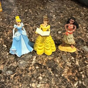 Disney Princess Tonies- Cinderella, Belle, and Moana